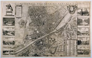Mapa da cidade de Florença