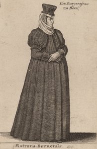 Matrona Bernensis. de Wenceslaus Hollar