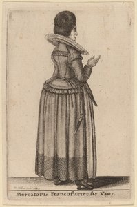 esposa do comerciante de Wenceslaus Hollar