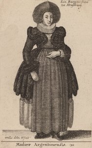 Mulier Argentinensis. de Wenceslaus Hollar