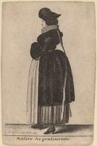 mulher argentina de Wenceslaus Hollar