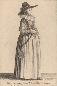 Mulier Augustae Vindelicorum. de Wenceslaus Hollar