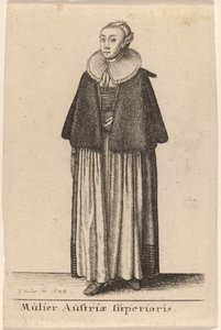 Mulier Austriae Superioris de Wenceslaus Hollar