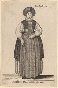 A mulher de Basileia de Wenceslaus Hollar