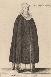 Mulier Danica. de Wenceslaus Hollar