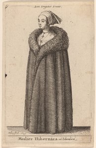 Mulier Hibernica vel Irlandica de Wenceslaus Hollar