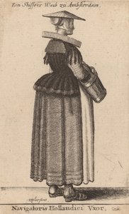 Navigatoris Hollandici Vxor. de Wenceslaus Hollar