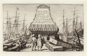 Barcos de vários formatos e formas de Wenceslaus Hollar