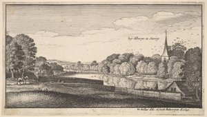 Perto de Albury, 1645. de Wenceslaus Hollar