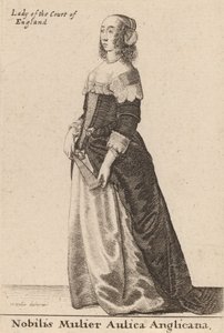 Tribunal Anglicano da Mulher Nobre, 1643 de Wenceslaus Hollar