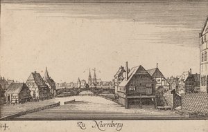 Nuremberga, 1635. de Wenceslaus Hollar