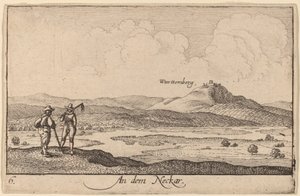 No Neckar de Wenceslaus Hollar