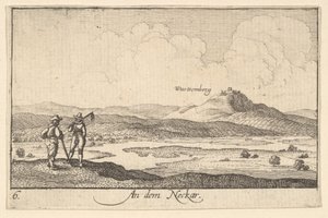 No Neckar, 1635. de Wenceslaus Hollar