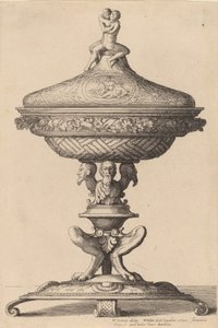 Cálice ornamentado, 1642. de Wenceslaus Hollar