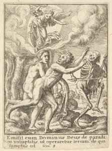 Paradise Lost, da Dança da Morte, 1651. de Wenceslaus Hollar