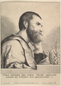 Pietro Aretino, 1649. de Wenceslaus Hollar