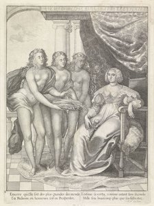 Retrato de Amalia de Solms de Wenceslaus Hollar