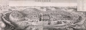 Prospecção de Jerusalém, 1660., 1660. de Wenceslaus Hollar