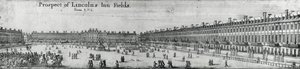 Prospecto de Lincolns Inn Fields, c.1650 de Wenceslaus Hollar