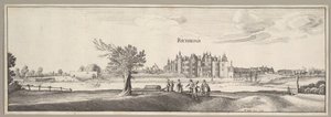 Palácio de Richmond, 1638. de Wenceslaus Hollar