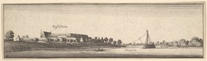 Ruesselsheim, 1642-44. de Wenceslaus Hollar