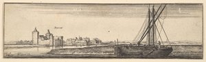Ruhrort, 1642-44. de Wenceslaus Hollar