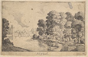 Matemática do navio, 1625-77. de Wenceslaus Hollar