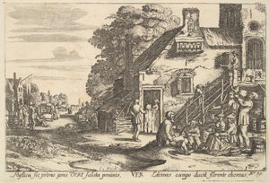 Primavera, 1629. de Wenceslaus Hollar