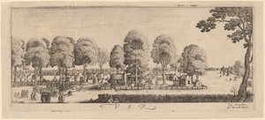 Primavera: O campo de tiro de Wenceslaus Hollar