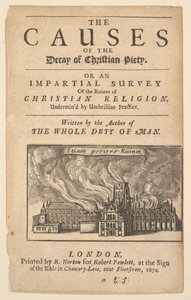 St. Pauls Burning, Lex ignea, 1671 ou mais tarde. de Wenceslaus Hollar