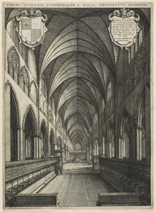 Coro de S. Paulo de Wenceslaus Hollar