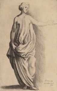 Figura em pé. de Wenceslaus Hollar