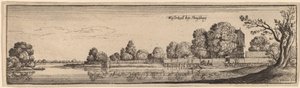 Estrasburgo: A Toll House, c. 1632. de Wenceslaus Hollar