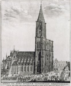 Catedral de Estrasburgo, 1645 de Wenceslaus Hollar