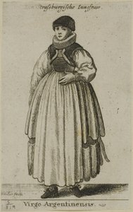 Mulher de Estrasburgo de Wenceslaus Hollar