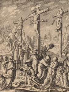 A Crucificação. de Wenceslaus Hollar