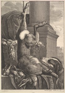 A lebre morta, 1649. de Wenceslaus Hollar