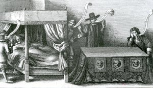 A morte do rei James o primeiro, 1625 de Wenceslaus Hollar