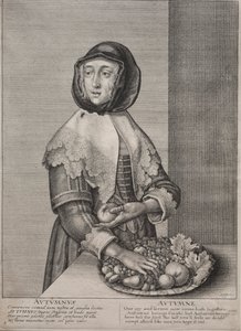 As Quatro Estações: Outono, 1641. de Wenceslaus Hollar
