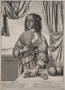 As Quatro Estações: Verão, 1641. de Wenceslaus Hollar