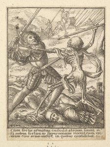 O Cavaleiro, da Dança da Morte, 1651. de Wenceslaus Hollar