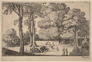 A nascente mineral de Wenceslaus Hollar