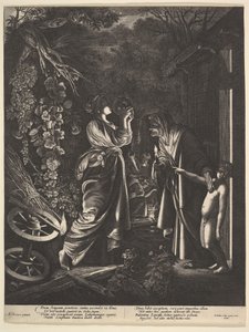 A zombaria de Ceres, 1646. de Wenceslaus Hollar