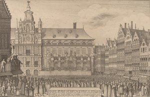 A Paz de Munster, 1641. de Wenceslaus Hollar