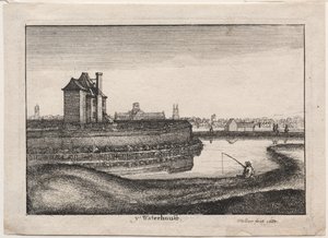 The Waterhouse, 1665. de Wenceslaus Hollar