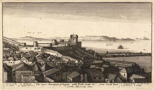 A parte interior inferior de Tânger de Wenceslaus Hollar
