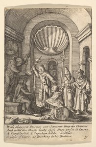 A zombaria de Cristo, 1625-77. de Wenceslaus Hollar