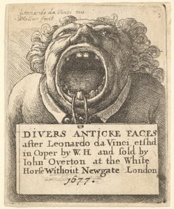 Página de título, Divers Anticke Faces, 1677. de Wenceslaus Hollar