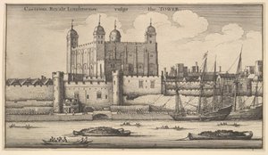 Torre de Londres, 1625-77. de Wenceslaus Hollar