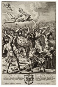 Vénus protegendo Enéas. Estado 2 de Wenceslaus Hollar